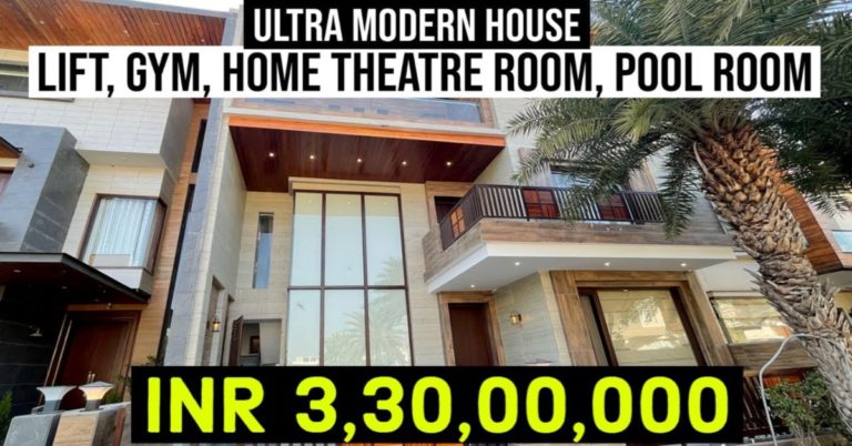 Extraordinary Ultra Modern Design 6000 sq ft Triple Story House With Amazing Interior Work