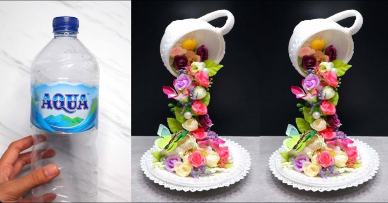 How to make a Floating Tea Cup- Beautiful Home Decor