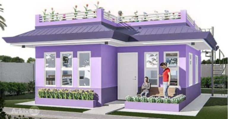 Simple House Design – Luningning: 2 Bedrooms | 2 Bathroom | 84 Sq. m.