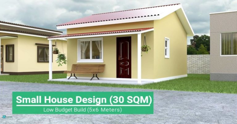 A Super Small (30 square meter) Home  Low Budget Builld [5×6 Meter]