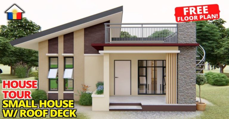 Three-bedroom bungalow with roof deck