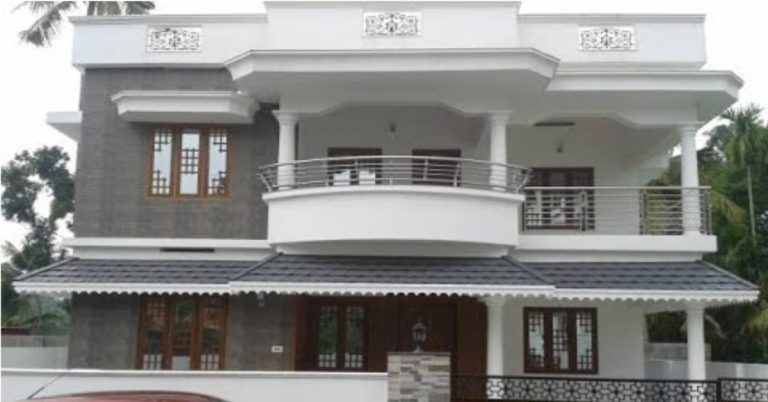 2450 Square Feet Double Floor Contemporary Home Design