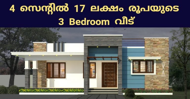 1000 sq.ft kerala house / low budget 3 bedroom house