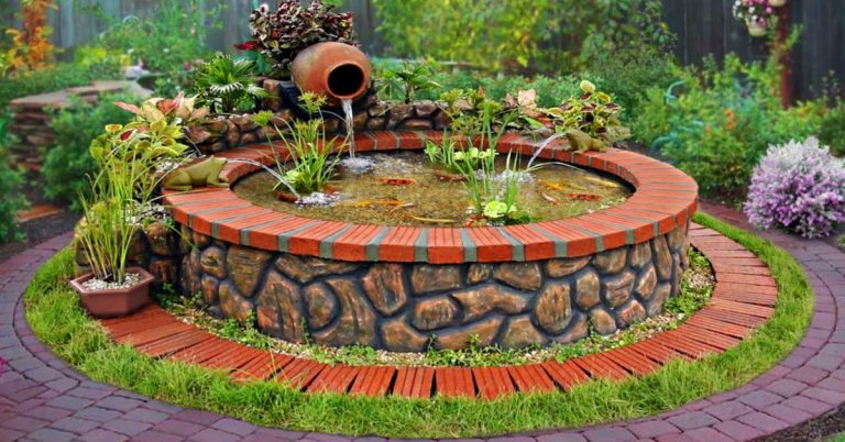 How to transform your garden into sweet space with beautiful waterfall aquarium