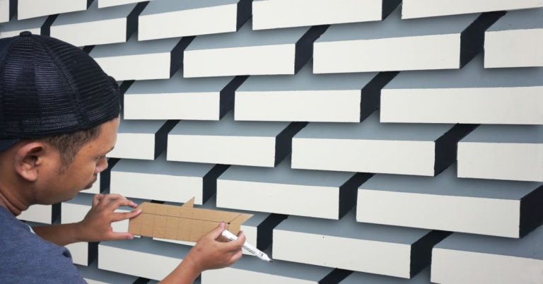 OPTICAL ILLUSION 3D WALL PAINTING IDEAS