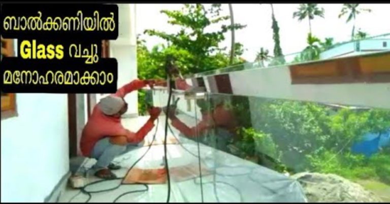 STAINLESS STEEL GLASS HANDRAIL BALCONY EASY WAY FULL INSTALLATION PROCESS