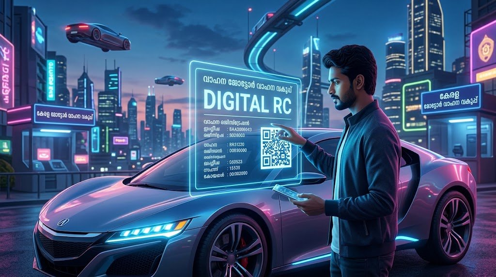 How to access and download a digital vehicle RC on mobile in India
